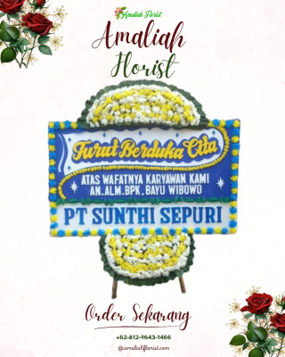 Papan Bunga Duka di Maliaro